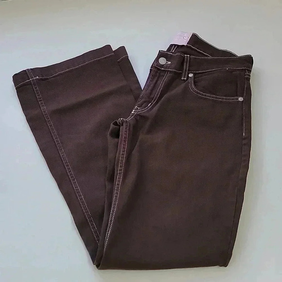 Revice Brown Flare Jeans - Picture 1 of 11